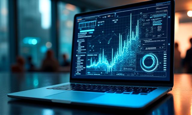 Dashboard moderna con visualizzazione dati AI
